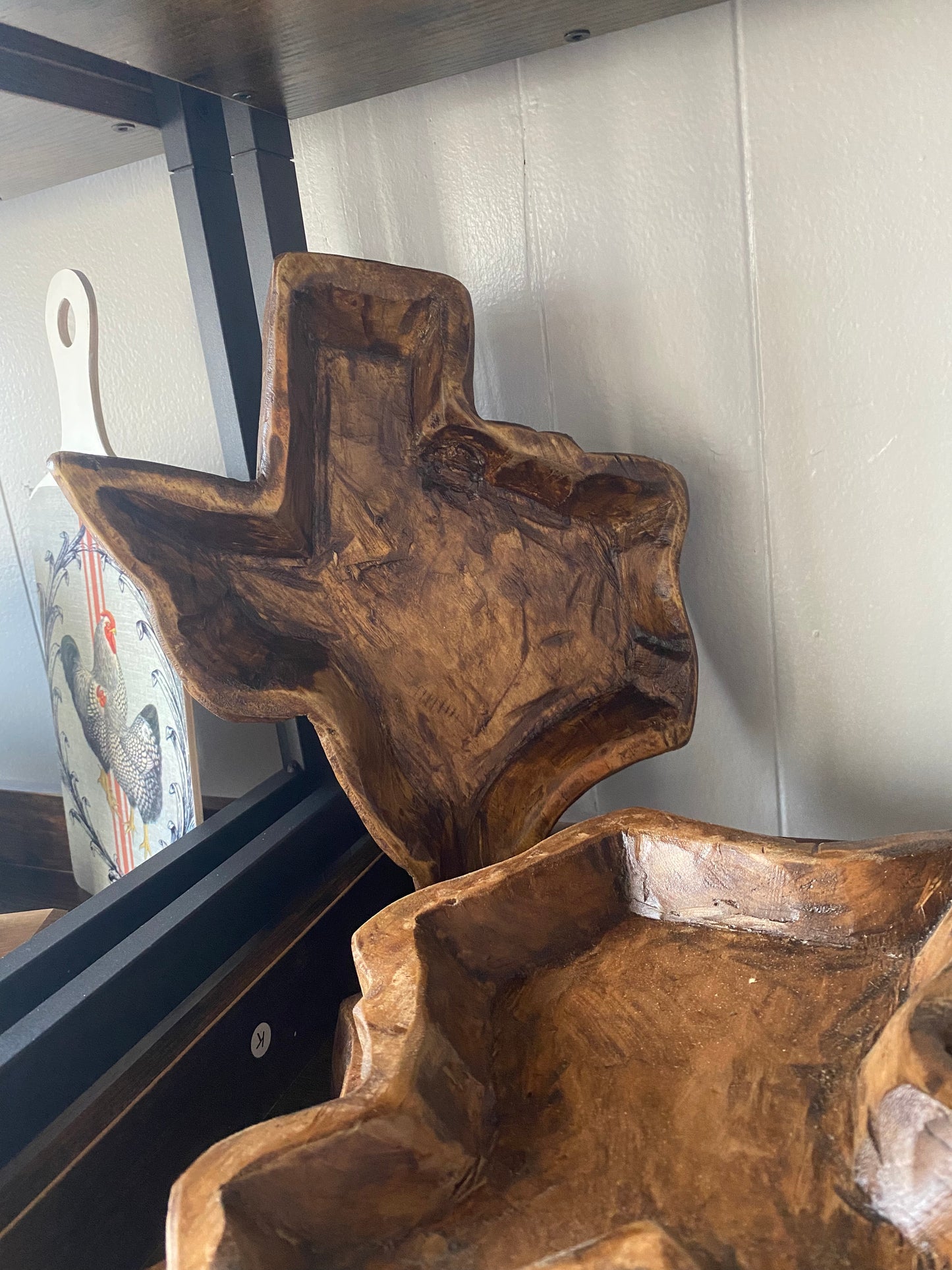 Texas shaped dough bowl