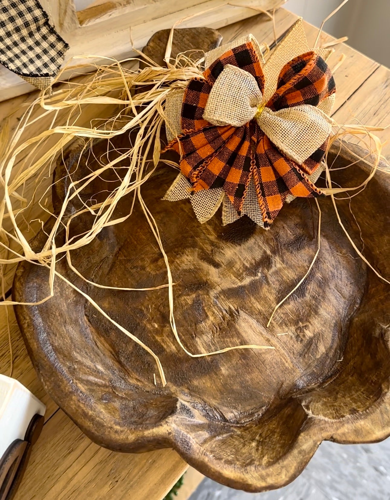 Pumpkin Dough Bowl