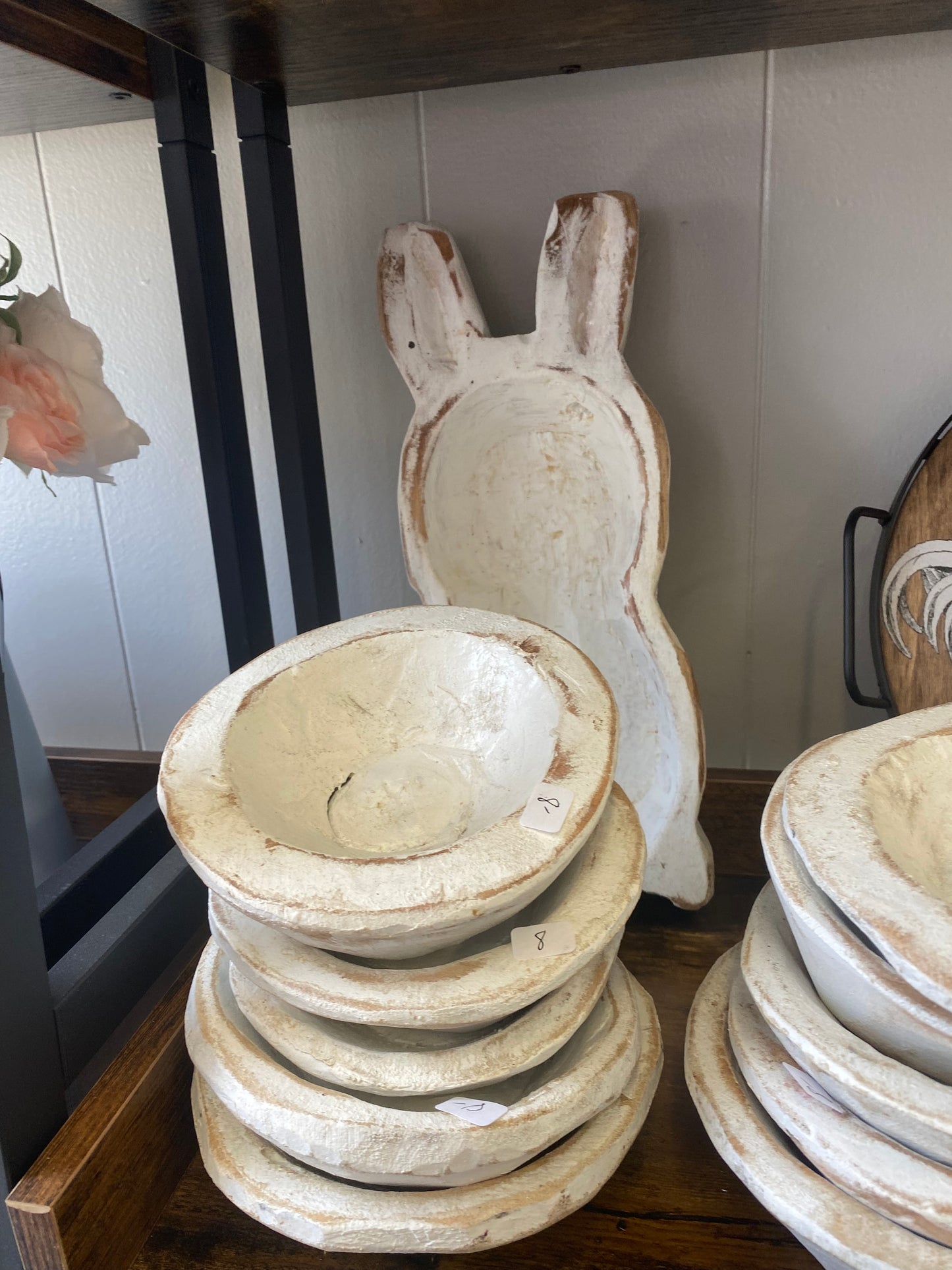 Mini round wood bowl