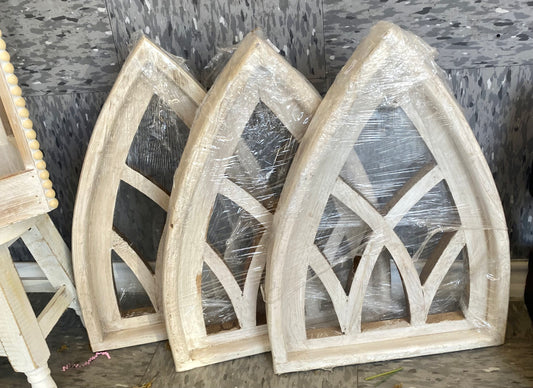 Wooden arch decor
