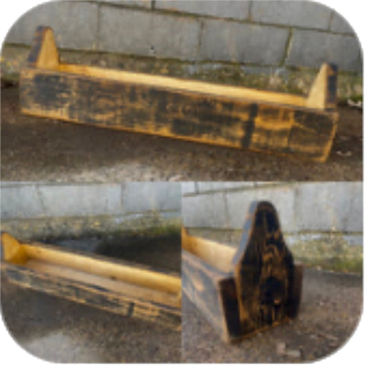 Wooden narrow black box