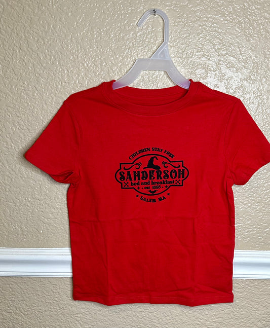 Youth Sanderson fall/Halloween t-shirt