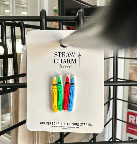 Crayon Straw Charm