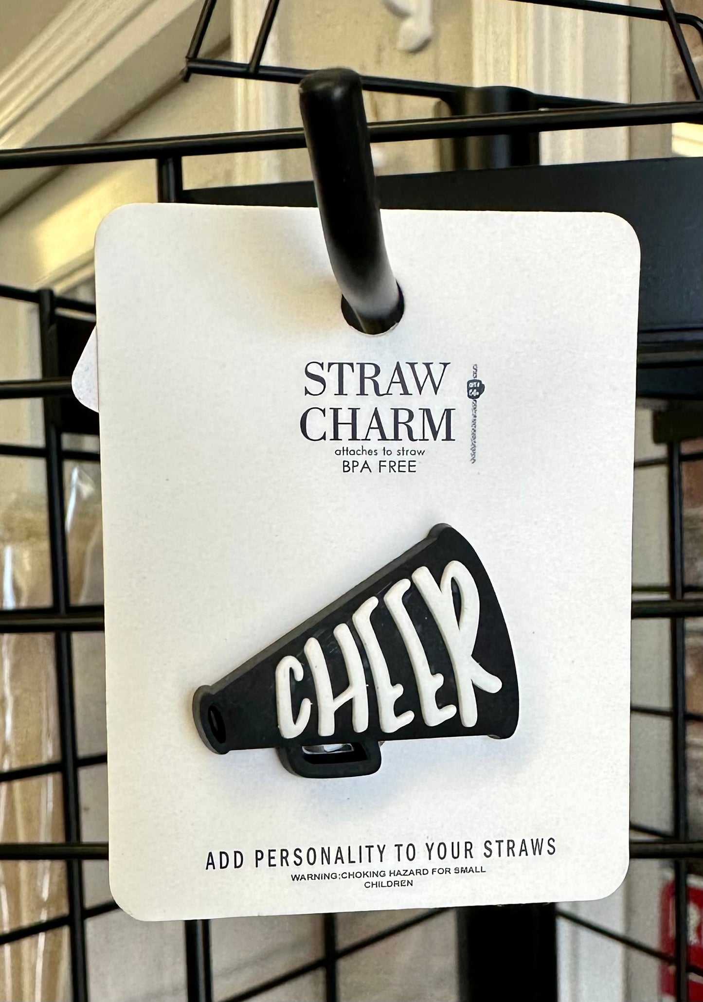 Cheer Straw Charm